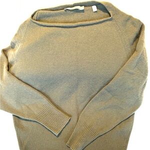 Vince khaki green sz small cashmere sweater